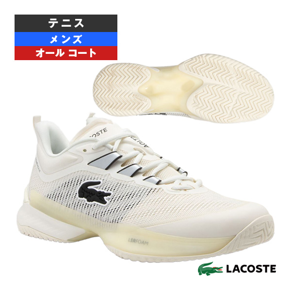 新品•レア　[ラコステ] テニスシューズ ウルトラオールコート AG-LT23 LACOSTE AG-LT23 ULTRA 225 2 SMA オールコート ブラック/ライト