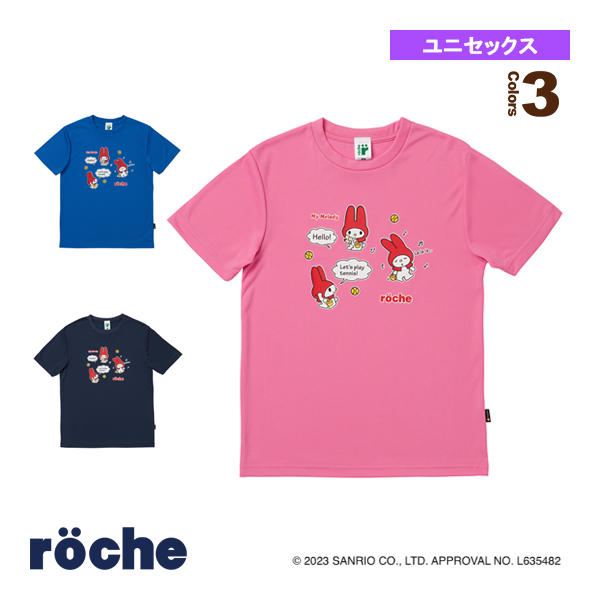 [ローチェ（roche） ウェア（メンズ/ユニ）]サンリオキャラクターズrocheコラボTシャツ／My Melody／ユニセックス（S0003）