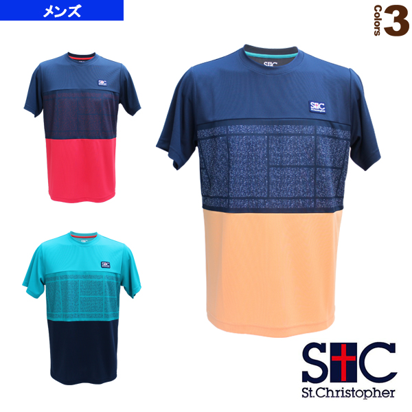 [セントクリストファー ウェア（メンズ/ユニ）]テニスコートゲームシャツ／メンズ（STC-BBM5331）
