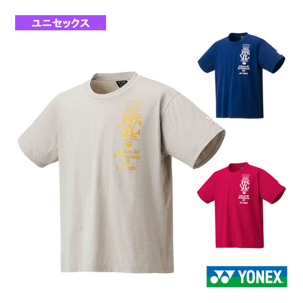 [ヨネックス ウェア（メンズ/ユニ）]バドミントン世界選手権大会記念Tシャツ／ドライTシャツ／ユニセックス（YOB23190）