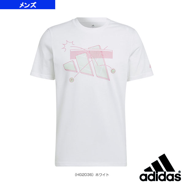 [アディダス ウェア（メンズ/ユニ）]テニスグラフィックTシャツ／メンズ（CN883）