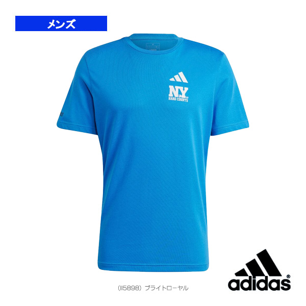 [アディダス ウェア（メンズ/ユニ）]エアロレディ NY ハードコート グラフィック半袖Tシャツ／メンズ（EAR05）