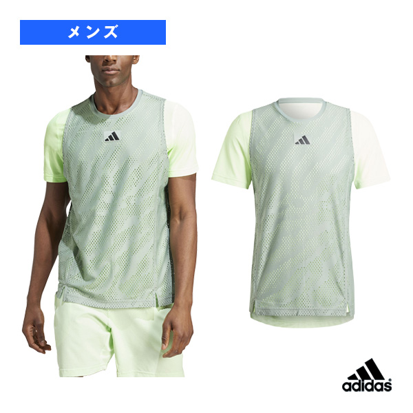 [アディダス ウェア（メンズ/ユニ）]テニス メッシュTシャツ PRO／メンズ（IKL80）