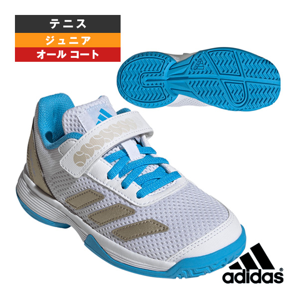[アディダス シューズ ]コートフラッシュ COURT FLASH K CF C オールコート ジュニア JP6686