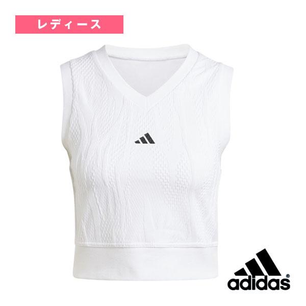 [アディダス ウェア（レディース）]テニスクロップトッププロ／TENNIS CROP トップ PRO／レディース（JTV84）