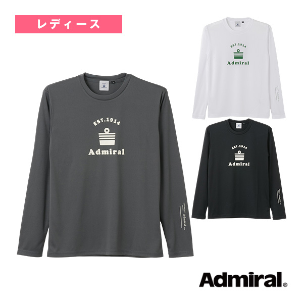 [アドミラル(Admiral) ウェア（レディース） ]ドライシルキーロングスリーブTシャツ レディース ANLA606
