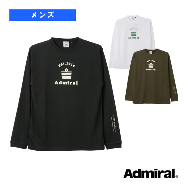 [アドミラル(Admiral) ウェア（メンズ/ユニ） ]ドライシルキーロングスリーブTシャツ メンズ ANMA606