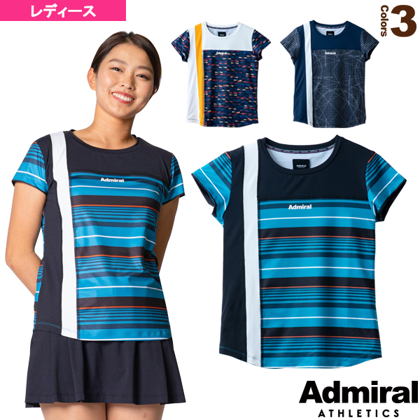 [アドミラル(Admiral) ウェア（レディース）]フロントライングラフィックTシャツ／レディース（ATLA134）