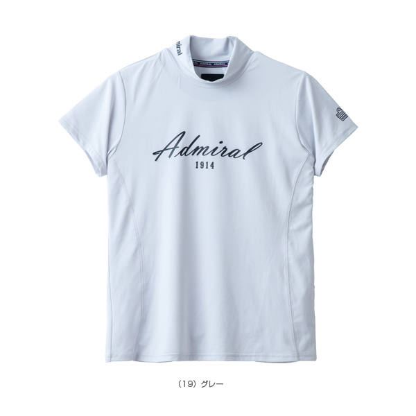 [アドミラル(Admiral) ウェア（レディース）]ハイネック ショートスリーブTシャツ／レディース（ATLA150）