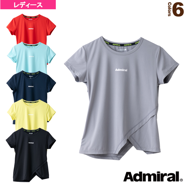 [アドミラル(Admiral) ウェア（レディース）]スリットヘムゲームTシャツ／レディース（ATLA165）