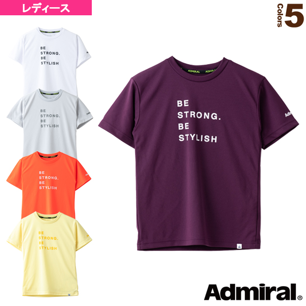 [アドミラル(Admiral) ウェア（レディース）]スローガンロゴTシャツ／レディース（ATLA172）