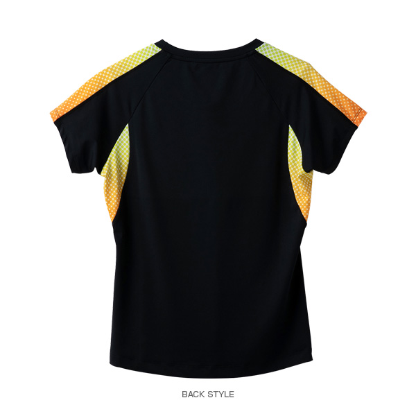 アドミラル　レディーステニスウエア　ゲームシャツ　ショルダーラインS/STEE