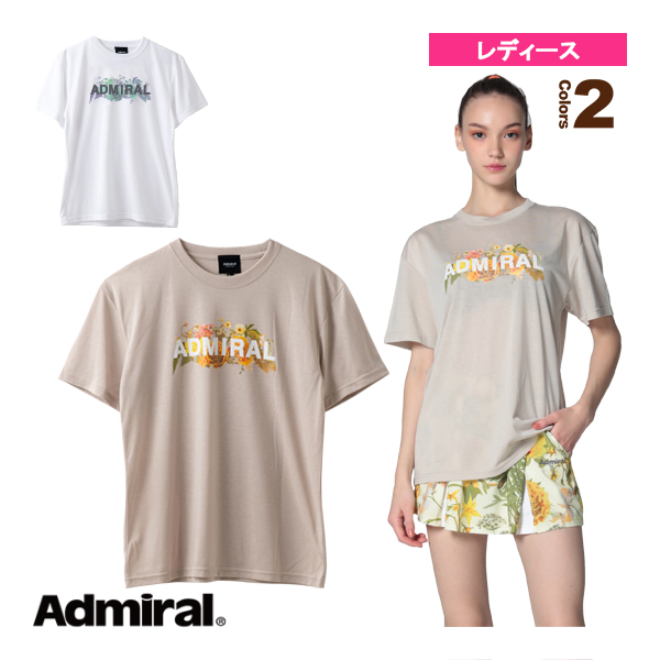 [アドミラル(Admiral) ウェア（レディース）]フラワーブーケTシャツ／レディース（ATLA326）