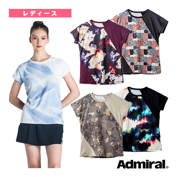 [アドミラル(Admiral) ウェア（レディース）]アシンメトリースラッシュグラフィックTEE／レディース（ATLA430）