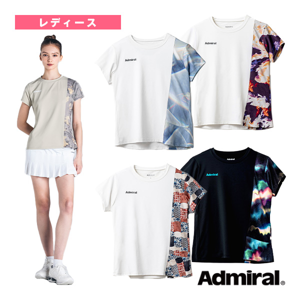 [アドミラル(Admiral) ウェア（レディース）]グラフィックアシメスラッシュTEE／レディース（ATLA432）