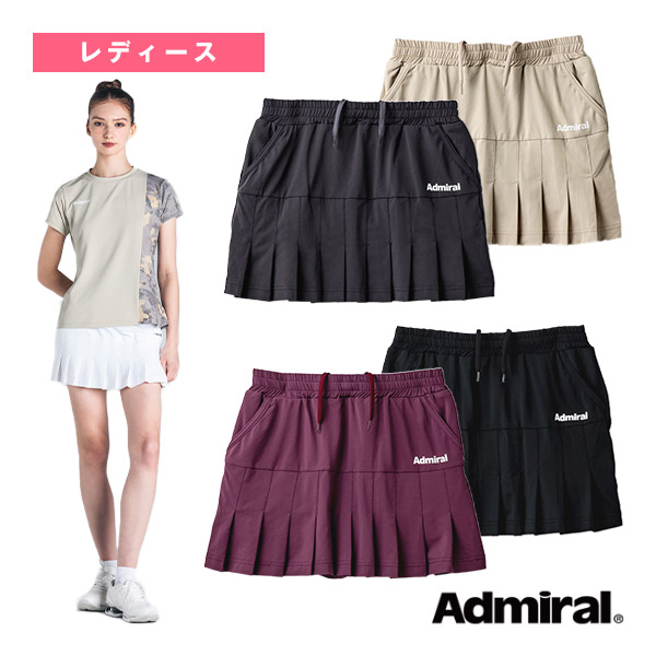 [アドミラル(Admiral) ウェア（レディース）]ミニマムプリーツスコート／レディース（ATLA439）