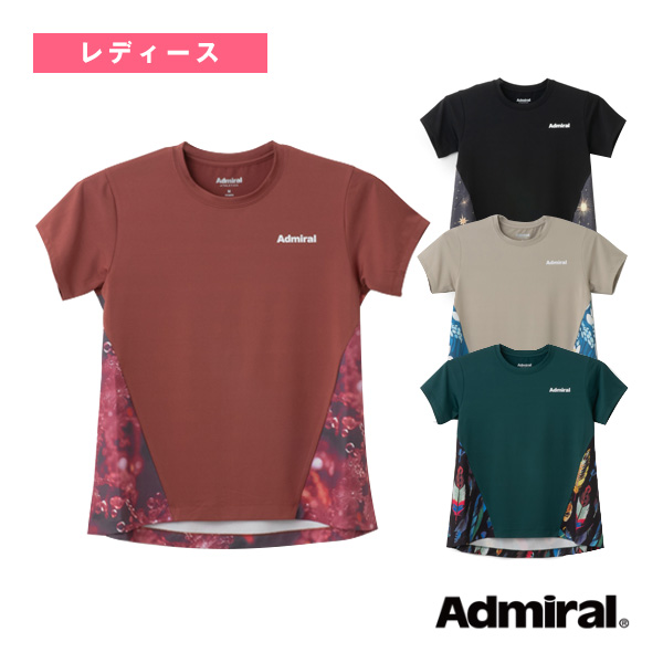 [アドミラル(Admiral) ウェア（レディース） ]バックタックフレアグラフィックTシャツ レディース ATLA534