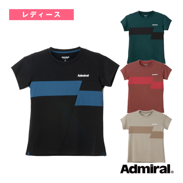 [アドミラル(Admiral) ウェア（レディース） ]バイカラースライドブロックTシャツ レディース ATLA541