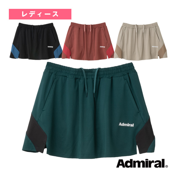 [アドミラル(Admiral) ウェア（レディース） ]バイカラーラインフレアスコート レディース ATLA542