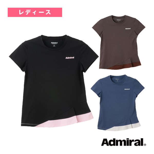 [アドミラル(Admiral) ウェア（レディース） ]バイカラーアシメタックヘムTシャツ レディース ATLA554