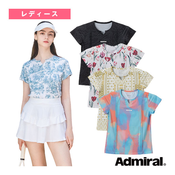 [アドミラル(Admiral) ウェア（レディース） ]ピンタックフルグラフィックTシャツ レディース ATLA601