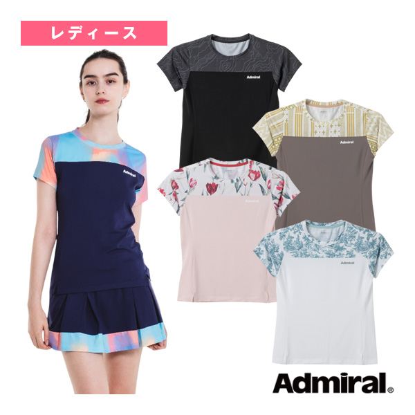 [アドミラル(Admiral) ウェア（レディース） ]スリットヘムグラフィックTシャツ レディース ATLA602