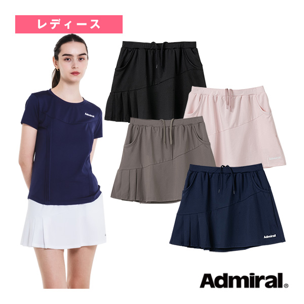 [アドミラル(Admiral) ウェア（レディース） ]アシメタックプリーツスコート レディース ATLA612