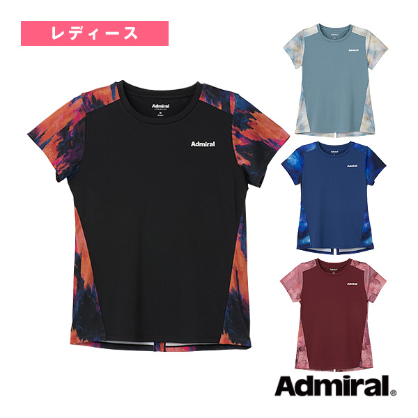 [アドミラル(Admiral) ウェア（レディース） ]バックレイヤードスリットグラフィックTシャツ レディース ATLA639