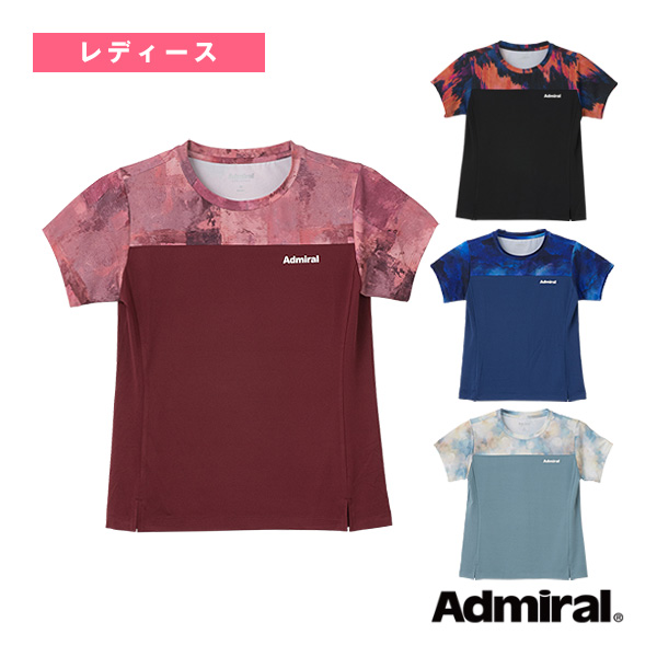[アドミラル(Admiral) ウェア（レディース） ]スリットヘムグラフィックTシャツ レディース ATLA640