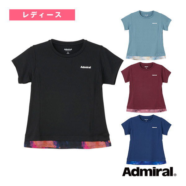 [アドミラル(Admiral) ウェア（レディース） ]グラフィックヘムレイヤーTシャツ レディース ATLA641
