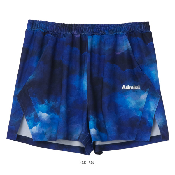Admiral アドミラル テニス ウェア ショートパンツ セットアップ L アドミラル(Admiral) ウェア（レディース） ]グラフィックサイド