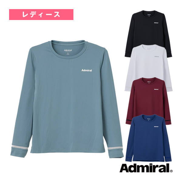 [アドミラル(Admiral) ウェア（レディース） ]メッシュテープカフスロングスリーブ Tシャツ レディース ATLA647