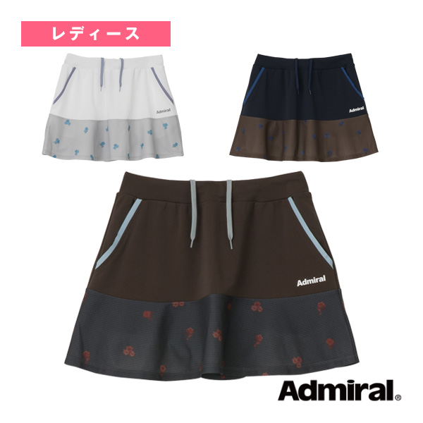 [アドミラル(Admiral) ウェア（レディース） ]フラワーチェックフレアスコート レディース ATLA660