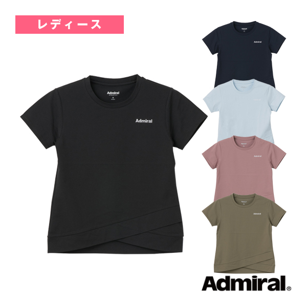 [アドミラル(Admiral) ウェア（レディース） ]ピケサッカークロスレイヤードヘムTシャツ レディース ATLA662