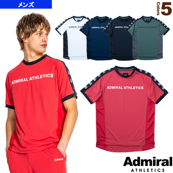 [アドミラル(Admiral) ウェア（メンズ/ユニ）]スリーブロゴショートスリーブTシャツ／メンズ（ATMA040）