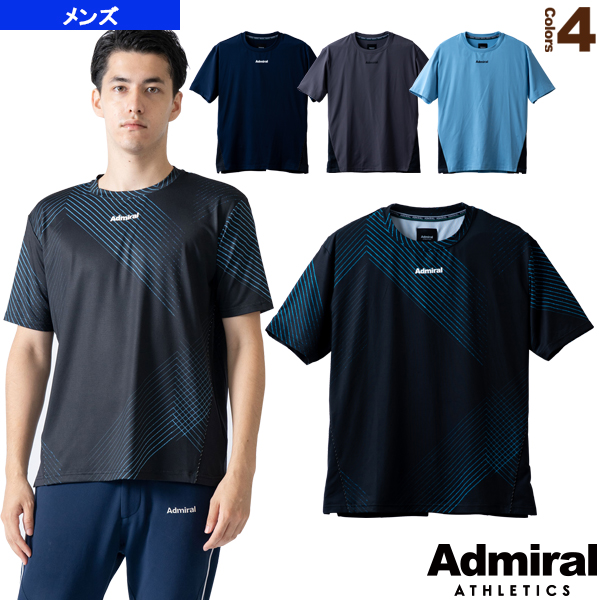 [アドミラル(Admiral) ウェア（メンズ/ユニ）]サイドパイピングゲームTシャツ／メンズ（ATMA109）