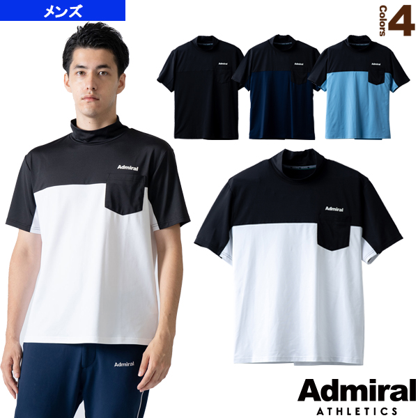 [アドミラル(Admiral) ウェア（メンズ/ユニ）]ポケットハイネックTシャツ／メンズ（ATMA112）