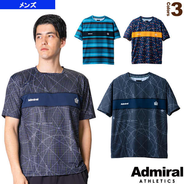 [アドミラル(Admiral) ウェア（メンズ/ユニ）]フロントライングラフィックTシャツ／メンズ（ATMA125）