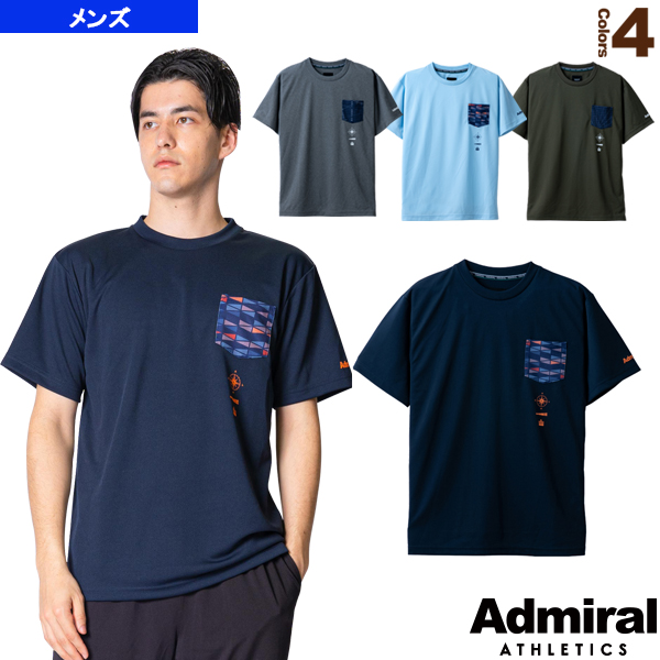 [アドミラル(Admiral) ウェア（メンズ/ユニ）]グラフィックポケットTシャツ／メンズ（ATMA129）
