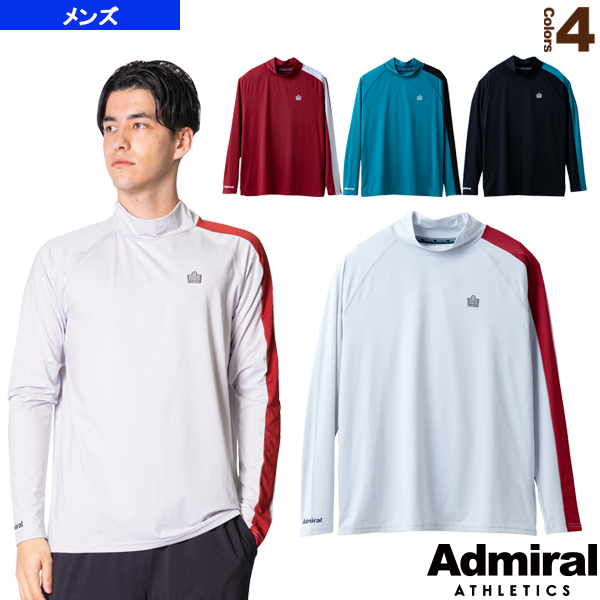 [アドミラル(Admiral) ウェア（メンズ/ユニ）]アシメラインハイネックロングスリーブTシャツ／メンズ（ATMA138）