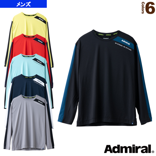 [アドミラル(Admiral) ウェア（メンズ/ユニ）]バイカラーライン長袖Tシャツ／メンズ（ATMA150）