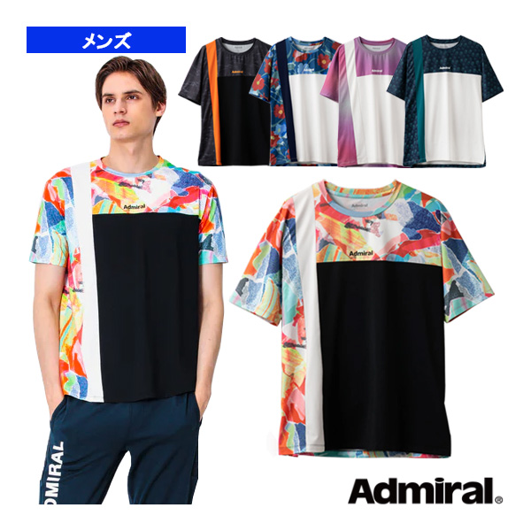 [アドミラル(Admiral) ウェア（メンズ/ユニ）]グラフィックブロッキングTシャツ／メンズ（ATMA321）