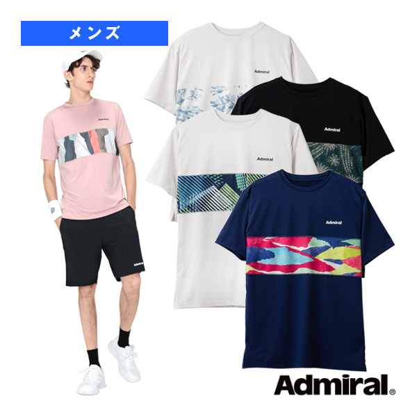 [アドミラル(Admiral) ウェア（メンズ/ユニ）]ブロッキングライングラフィックTシャツ／メンズ（ATMA401）