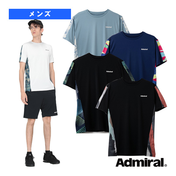 [アドミラル(Admiral) ウェア（メンズ/ユニ）]サイドライングラフィックTシャツ／メンズ（ATMA402）