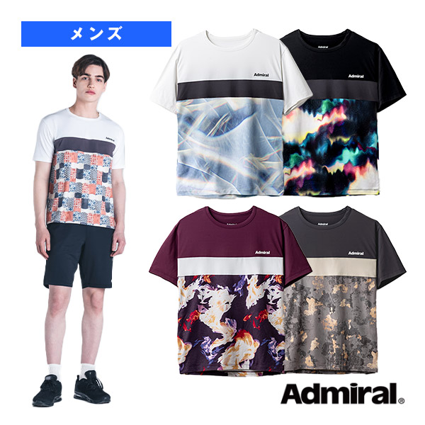 [アドミラル(Admiral) ウェア（メンズ/ユニ）]フロントライングラフィックTEE／メンズ（ATMA418）