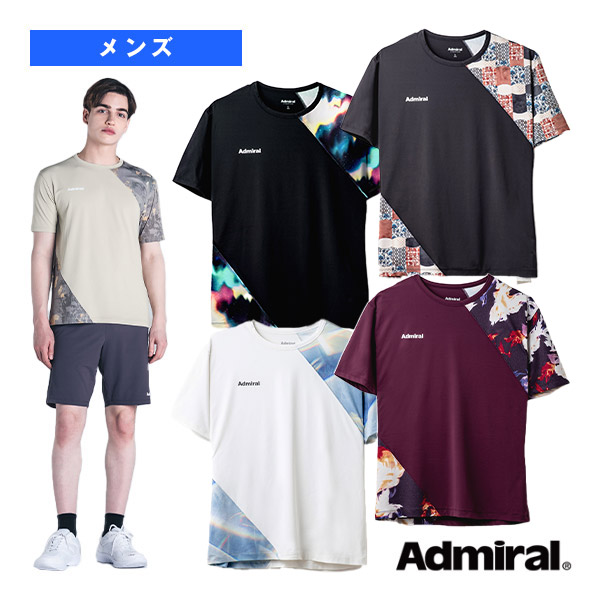 [アドミラル(Admiral) ウェア（メンズ/ユニ）]アシンメトリースラッシュグラフィックTEE／メンズ（ATMA419）