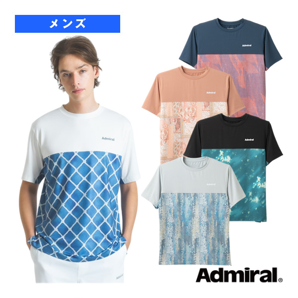 [アドミラル(Admiral) ウェア（メンズ/ユニ）]ブロッキンググラフィックTシャツ メンズ ATMA501