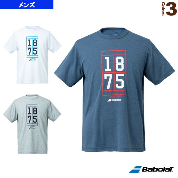 [バボラ ウェア（メンズ/ユニ）]PURE SHORT SLEEVE SHIRT／半袖プラクティスシャツ／メンズ（BUP1504）