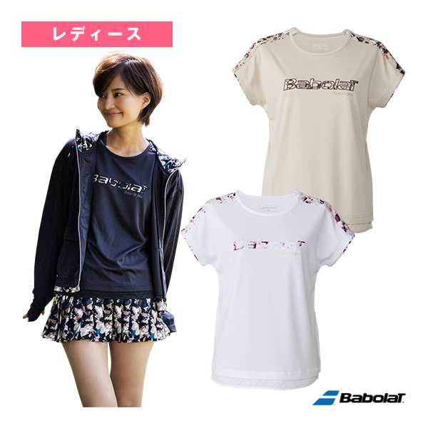 ポイント10倍★ [バボラ ウェア（レディース） ]2026年02月下旬【予約】プレイレンジ 半袖シャツ ルーズフィット PLAY SHORT SLEEVE SHIRT LOOSE FIT レディース BWP6524