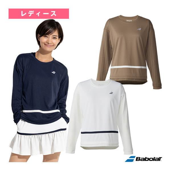 ポイント10倍★ [バボラ ウェア（レディース） ]2026年02月下旬【予約】プレイレンジ 長袖シャツ ルーズフィット PLAY LONG SLEEVE SHIRT LOOSE FIT レディース BWP6526